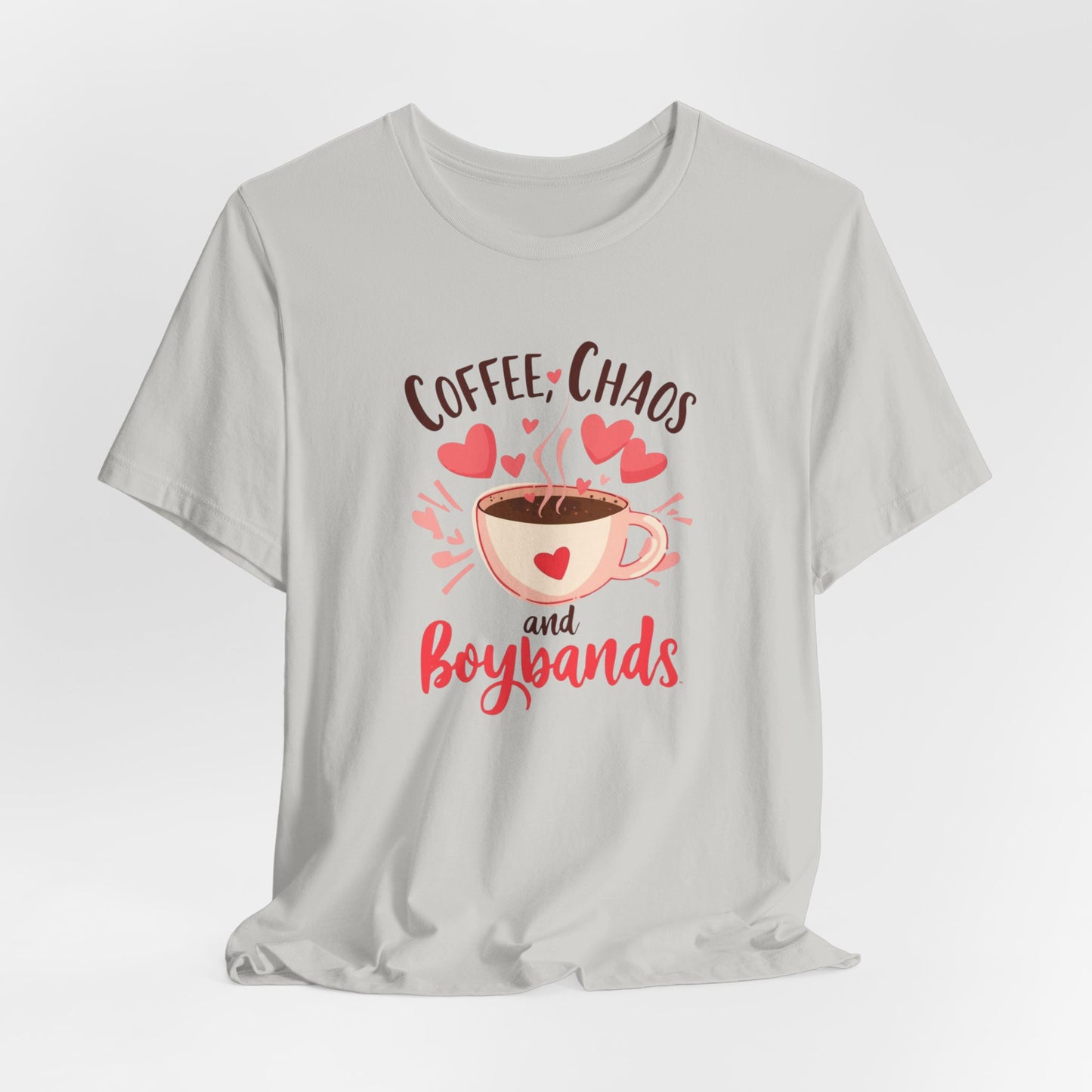 Valentine's Boyband Shirt - Coffee, Chaos and Boybands