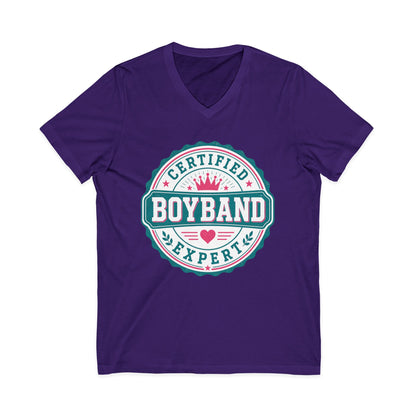 Certified Boyband Expert V-Neck Tee