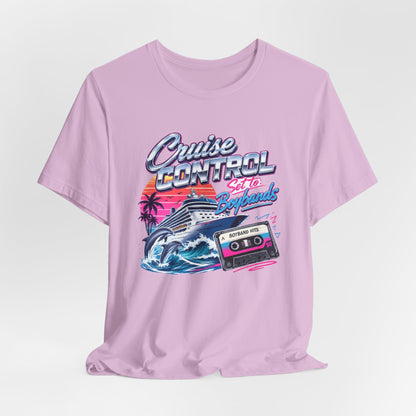 Cruise Control Set to Boybands Tee — Retro Boyband Music Shirt