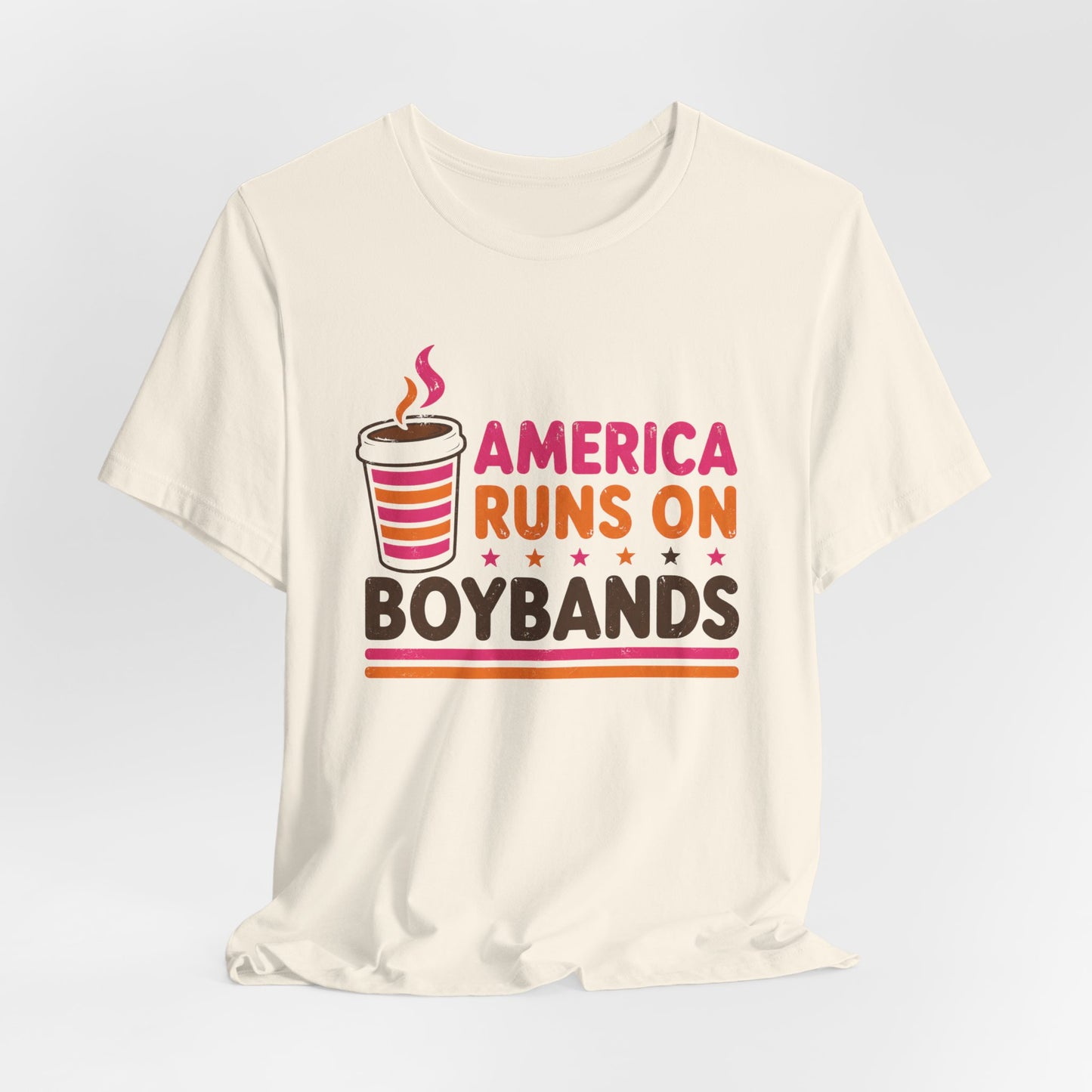 America Runs on Boybands Unisex T-Shirt