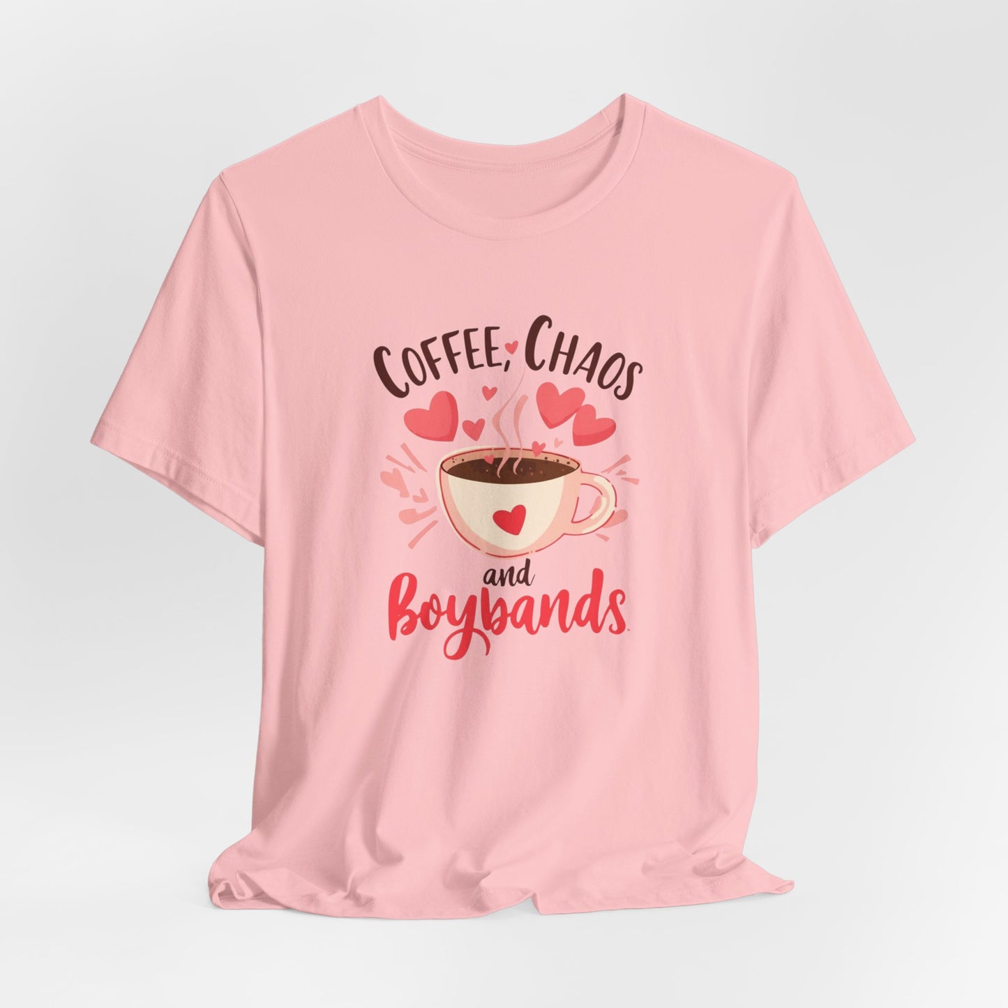 Valentine's Boyband Shirt - Coffee, Chaos and Boybands