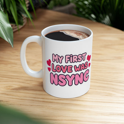 Valentine’s Ceramic Mug — "My First Love Was..." (11oz & 15oz)