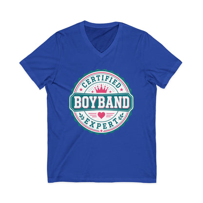 Certified Boyband Expert V-Neck Tee