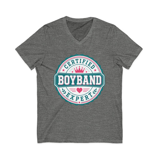 Certified Boyband Expert V-Neck Tee