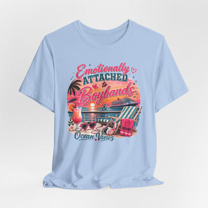 Boyband & Ocean Views Cruise T-Shirt — Emotionally Attached Fan Tee