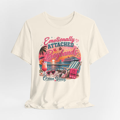 Boyband & Ocean Views Cruise T-Shirt — Emotionally Attached Fan Tee