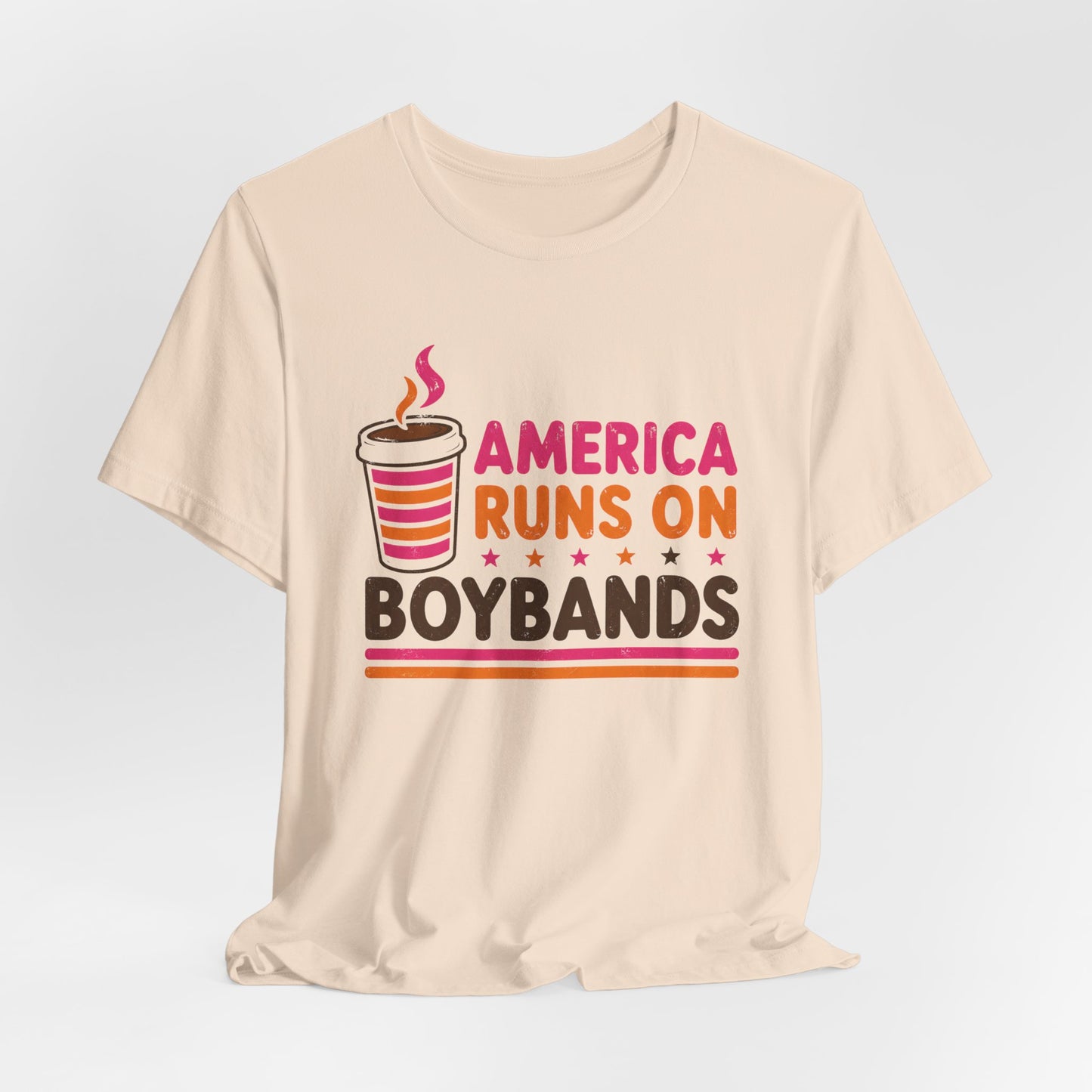 America Runs on Boybands Unisex T-Shirt
