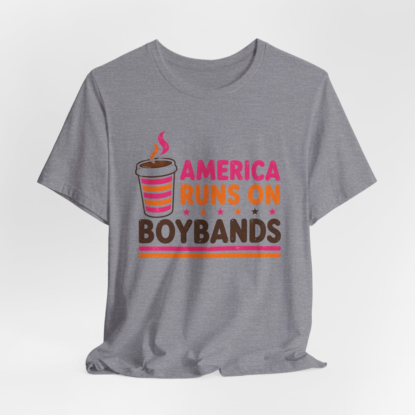 America Runs on Boybands Unisex T-Shirt