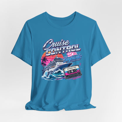 Cruise Control Set to Boybands Tee — Retro Boyband Music Shirt