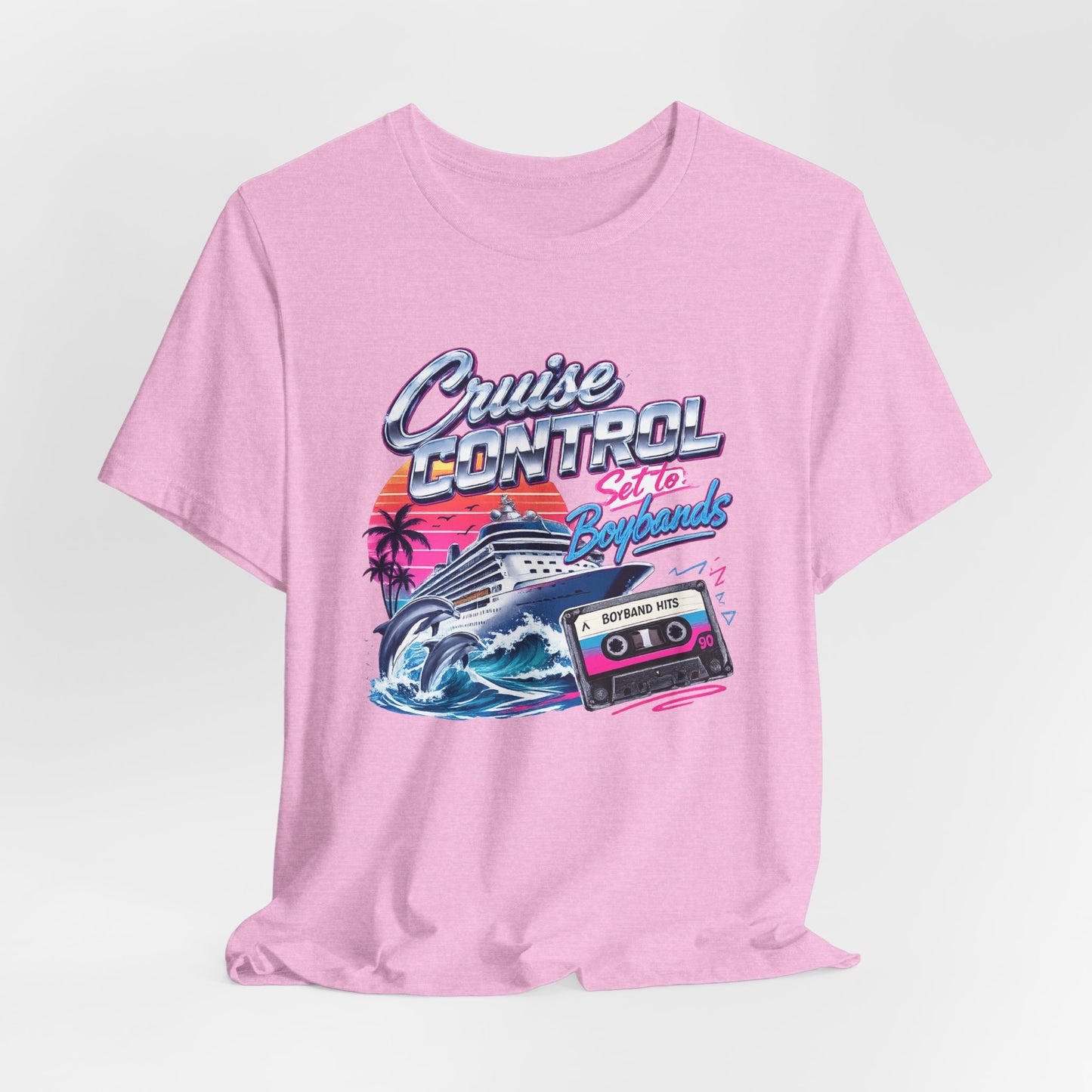Cruise Control Set to Boybands Tee — Retro Boyband Music Shirt