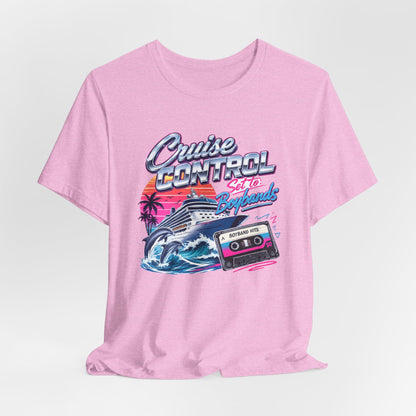 Cruise Control Set to Boybands Tee — Retro Boyband Music Shirt