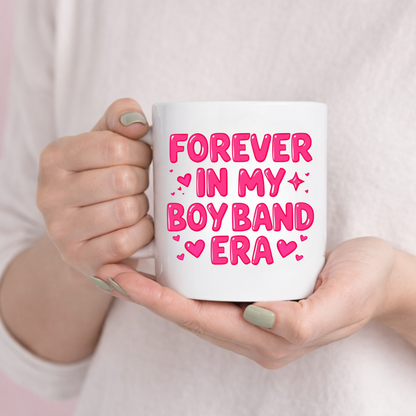 Forever in My Boyband Era Ceramic Mug — Valentine's Day 11oz & 15oz