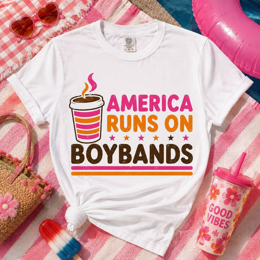 America Runs on Boybands Unisex T-Shirt