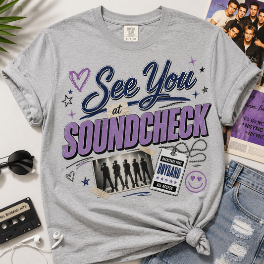 Boyband 'See You at Soundcheck' T-Shirt