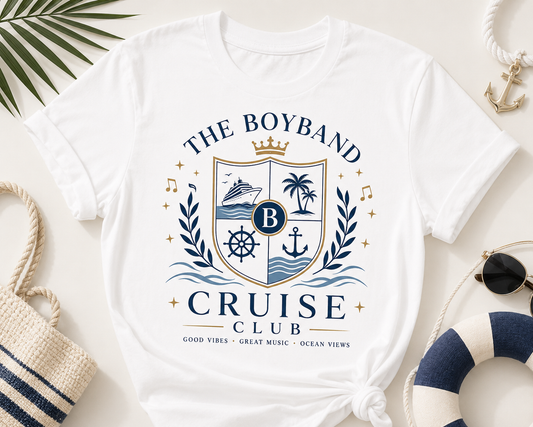 Boyband Cruise Club T-Shirt — 'The Boyband Cruise Club' Unisex Tee