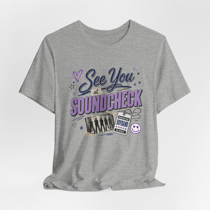Boyband 'See You at Soundcheck' T-Shirt