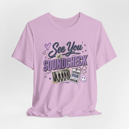 Boyband 'See You at Soundcheck' T-Shirt