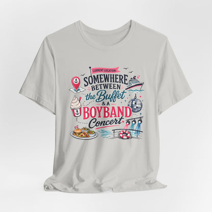 Cruise Buffet vs. Boyband Concert Graphic Tee