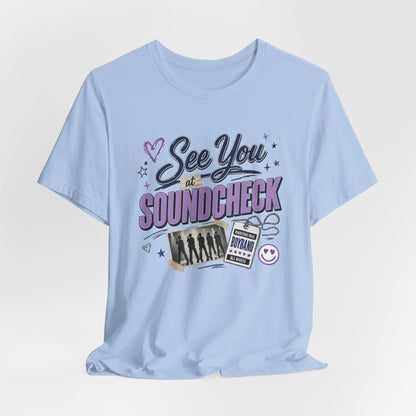 Boyband 'See You at Soundcheck' T-Shirt