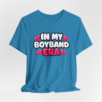 In My Boyband Era Tee NEW STYLE — Cute Retro Heart Graphic Boyband Fan T‑Shirt